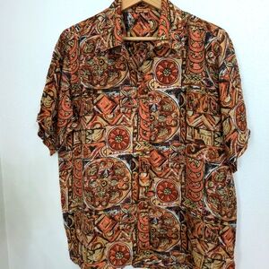 Vintage Bogari Two piece silk set